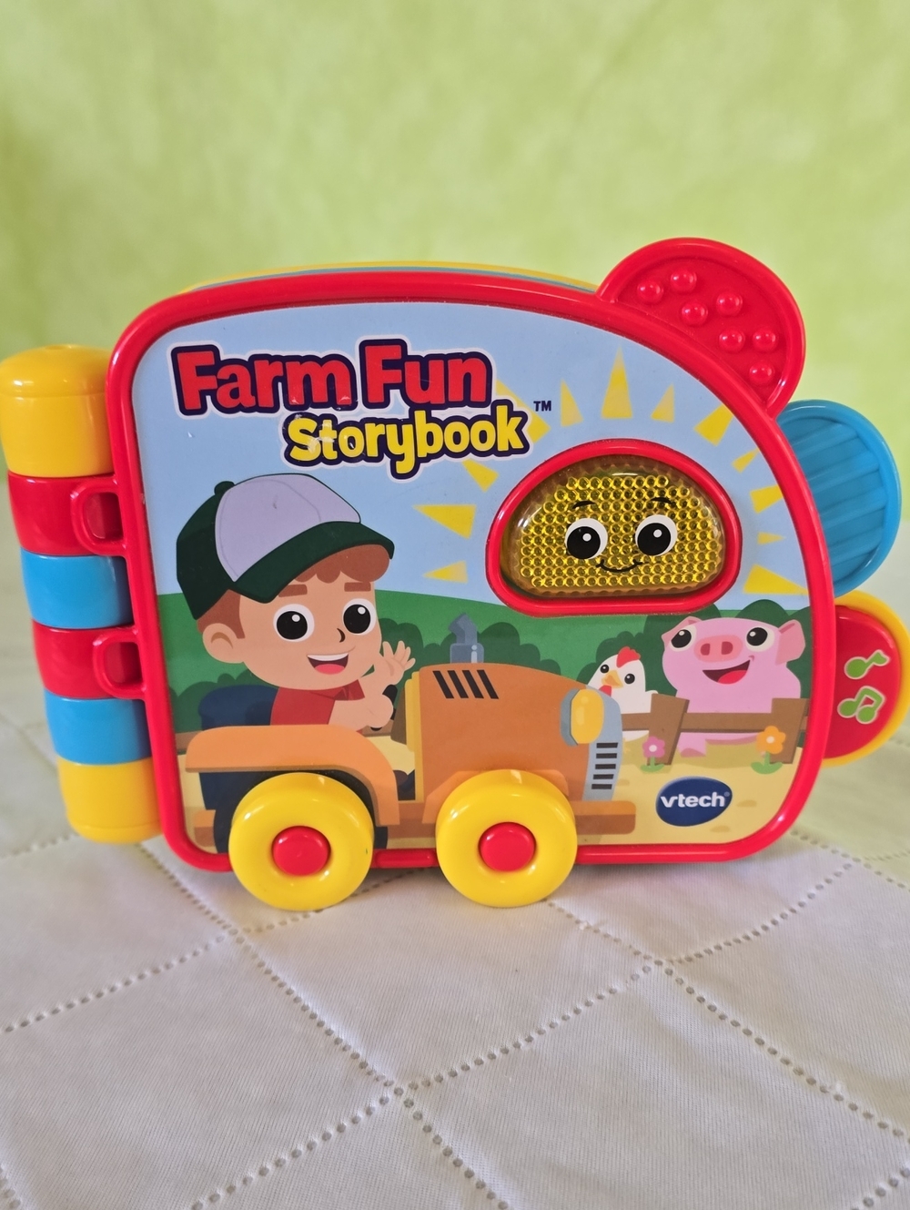 Farm Fun Storybook - Red/Yellow Kids Interactive Toy
